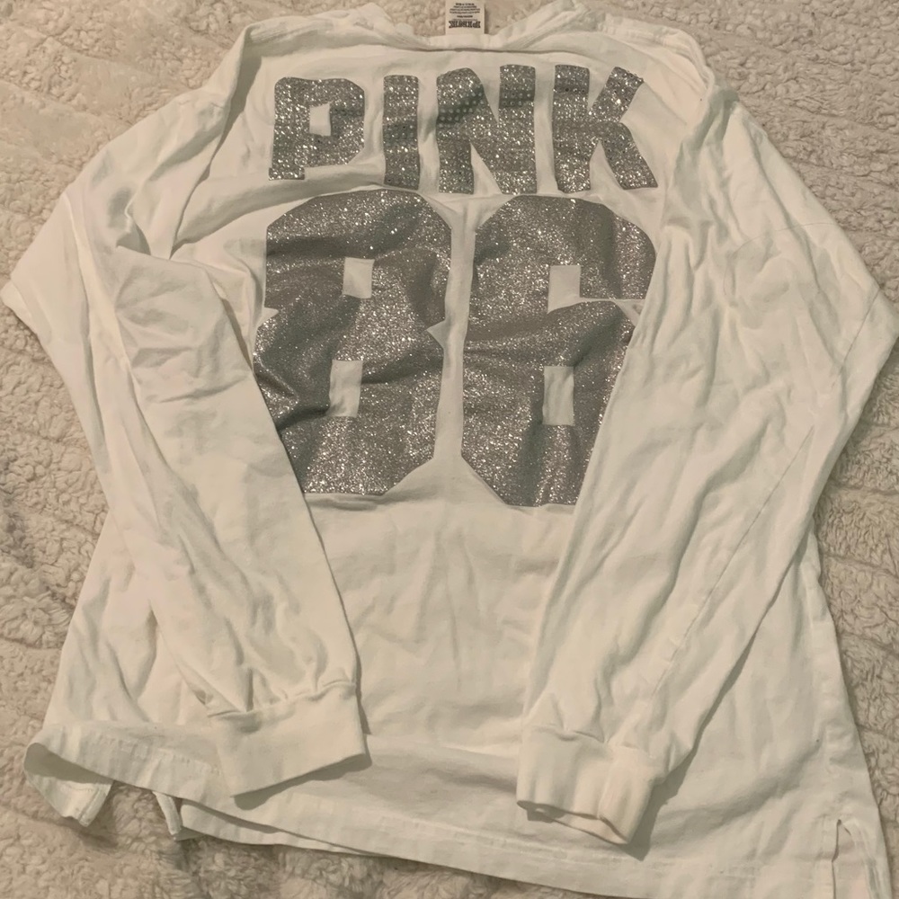 VS PINK BLING LONG SLEEVE TEE